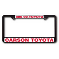 Standard 22 Style Plastic Raised Copy License Plate Frame